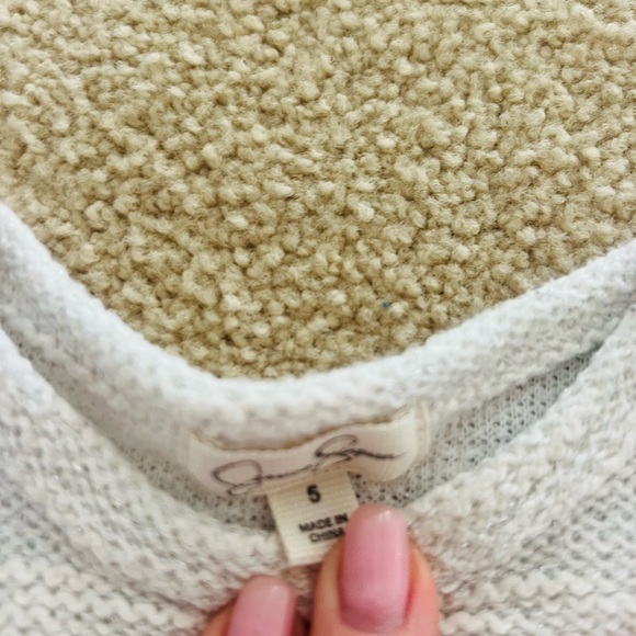 Adorable and great condition Jessica Simpson girl sweater and leggings sz5 set - Picture 5 of 7